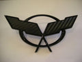 CORVETTE C5 CARBON FIBER EMBLEM OVERLAY DECAL SET OF 2 1997-2004