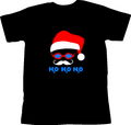 SWIMMING SANTA CHRISTMAS T-SHIRT, HOODIE, LONG SLEEVE, CREW NECK SWEATSHIRT