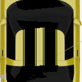 CORVETTE C4 TARGA TOP STRIPES
