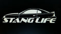 1996-1998 STANG LIFE WINDOW BANNER STICKER DECAL CHOOSE COLOR